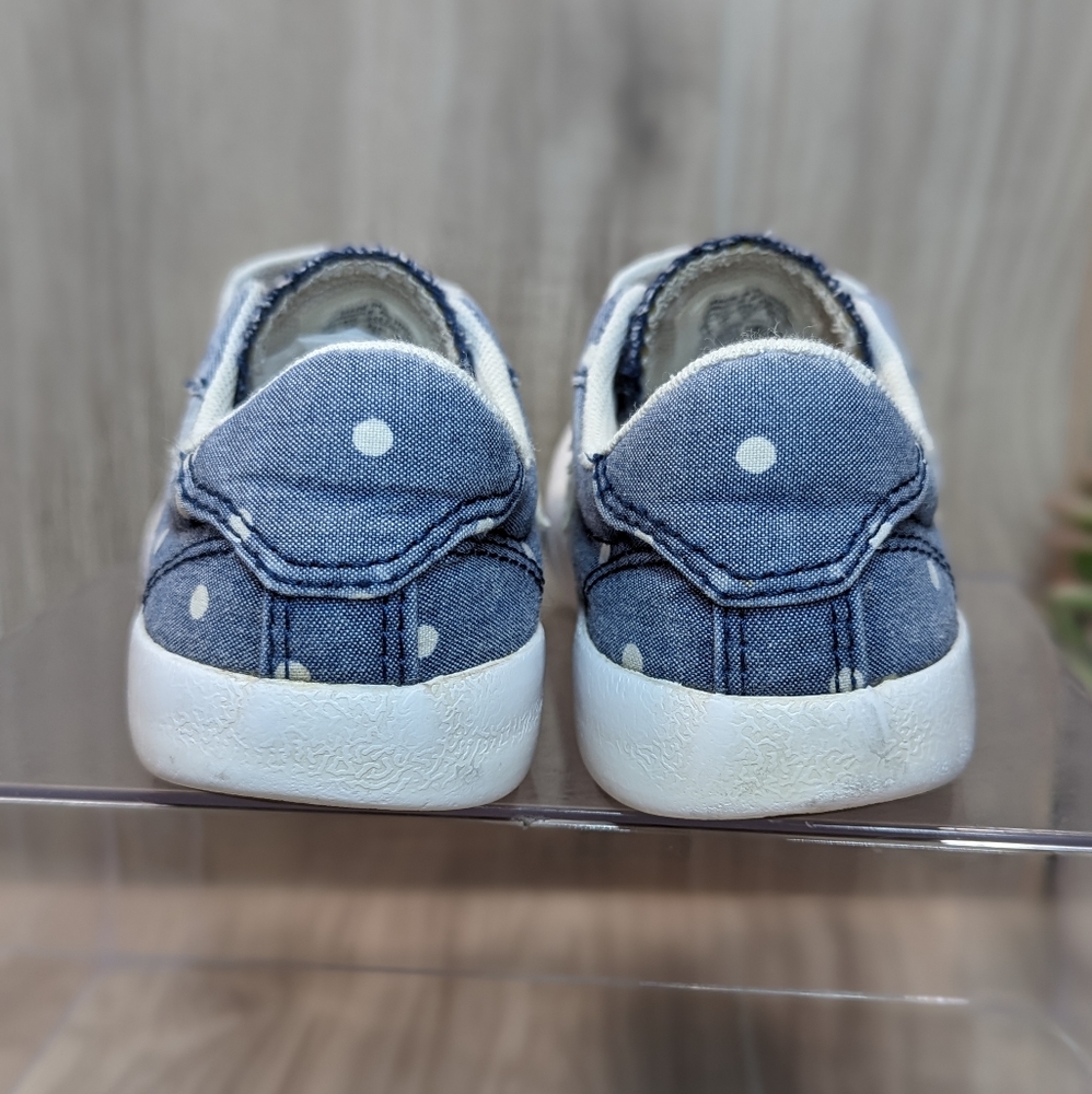 Girls Converse One Star No Tie Chambray Sneakers Size 10.5 - Picture 6 of 10